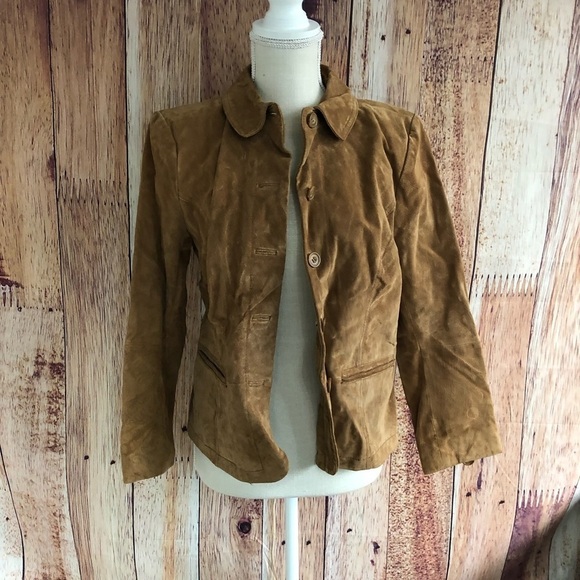 Christopher & Banks Leather Jacket - Picture 1 of 4